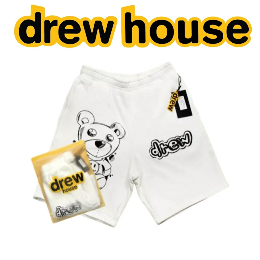 drew house theodore sketch sweatshort, off-white